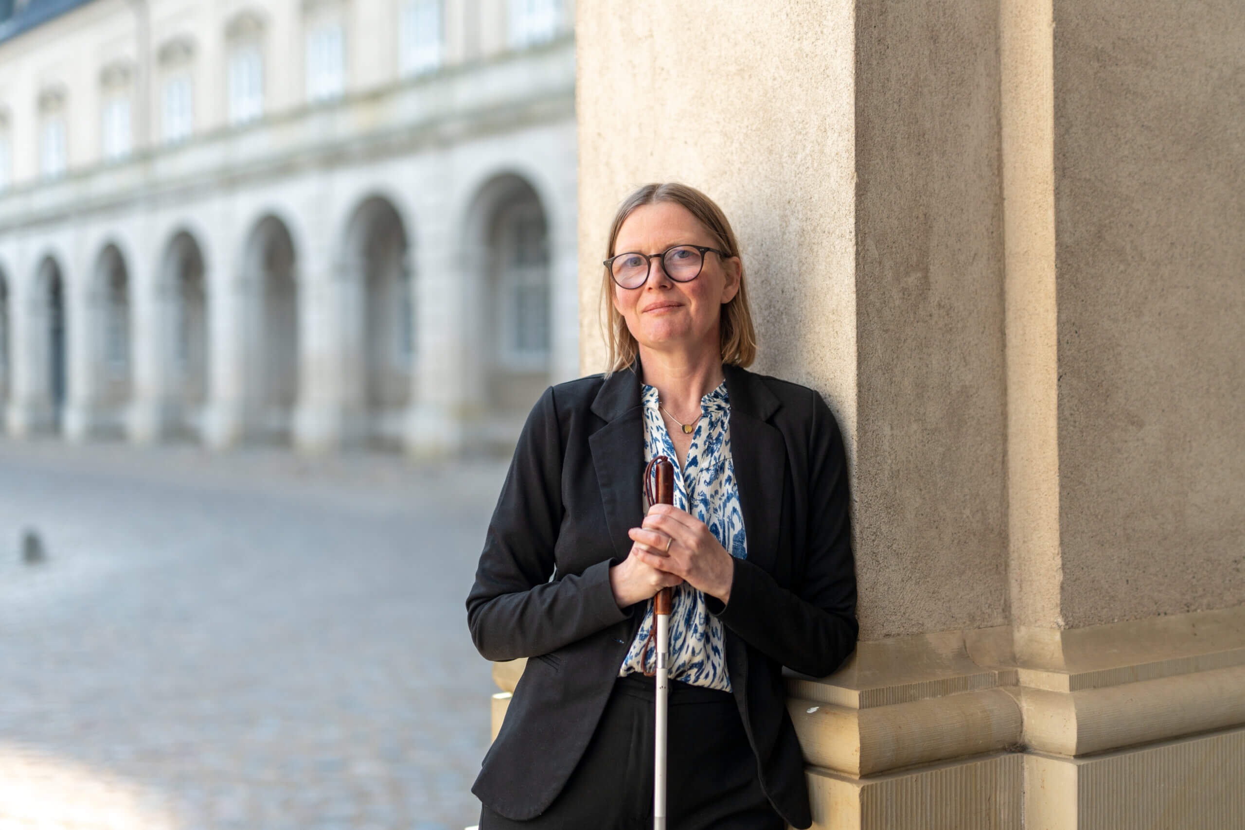 Landsformand i Dansk Blindesamfund Diana Stentoft