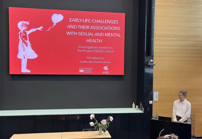 Josephine Bernhard Andresen ved sit ph.d.-forsvar
